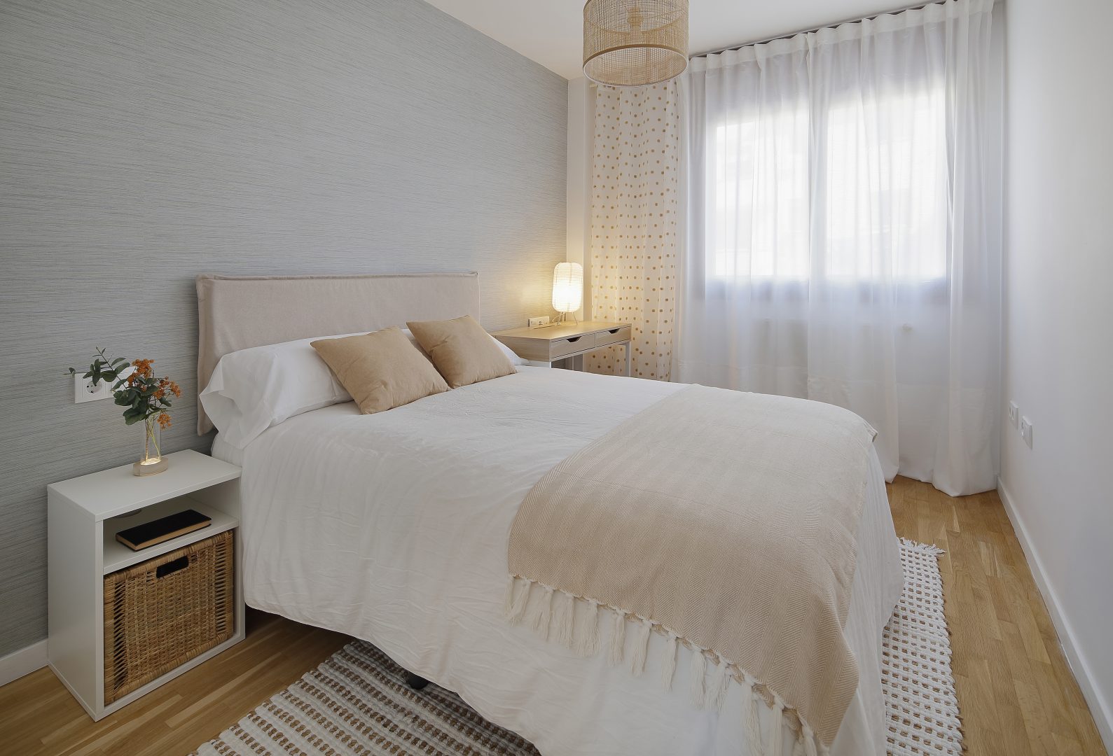 Dormitorio diseñado en proyecto de interiorismo